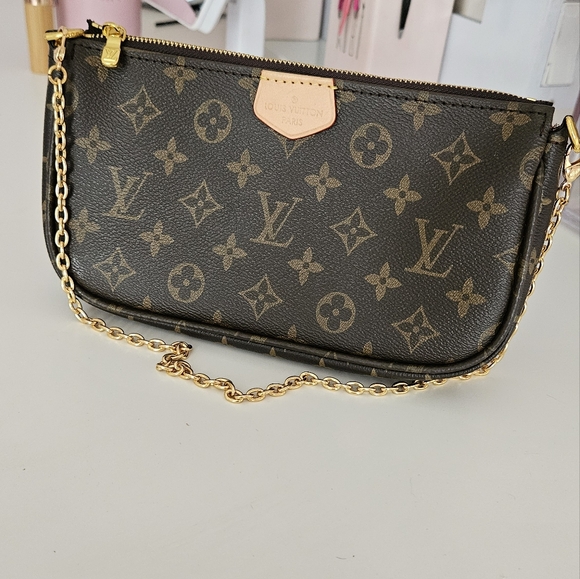 Louis Vuitton LV Monogram Multi Pochette Wristlet/ Small Purse - Picture 2 of 14